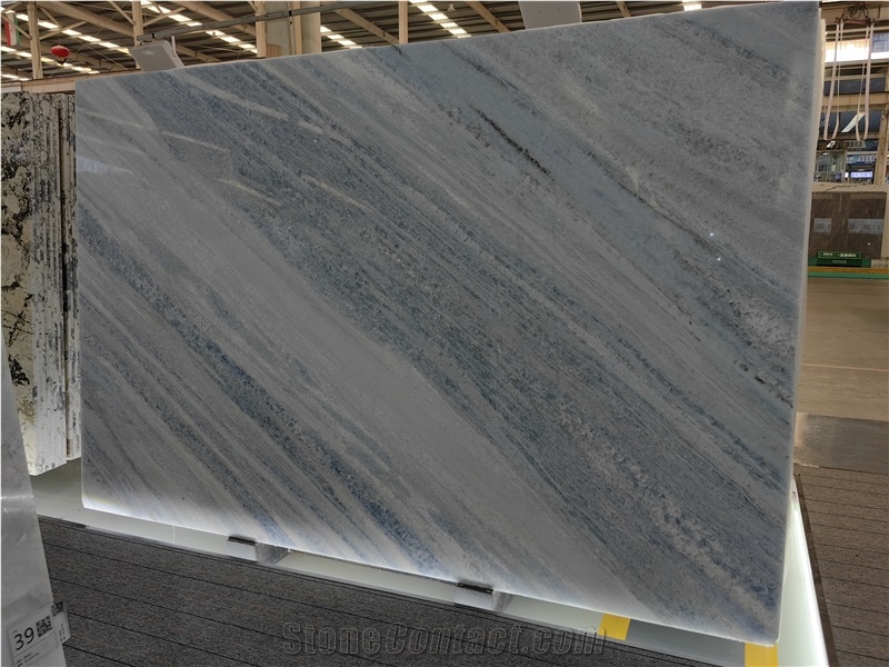 Brazil Azul Caribe Quartzite Slab&Tiles For Project
