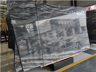 China Palissandro Blue Sand Marble Polished Big Slabs Tiles