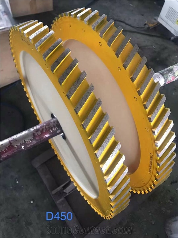 D400mm Silence Sintered Flat Wheels For Granite Groving