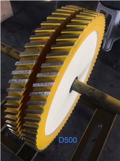 D400mm Silence Sintered Flat Wheels For Granite Groving