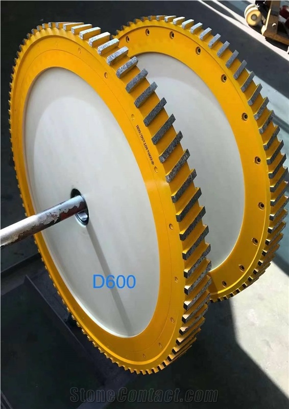 D400mm Silence Sintered Flat Wheels For Granite Groving