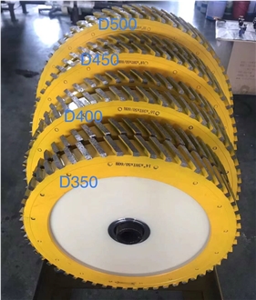 D400mm Silence Sintered Flat Wheels For Granite Groving