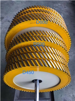 D400mm Silence Sintered Flat Wheels For Granite Groving