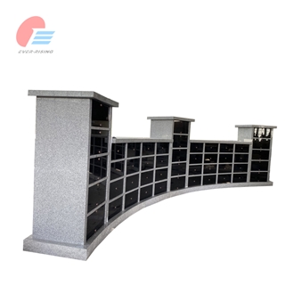 Grey Granite Curved Shape 188 Niche Columbarium