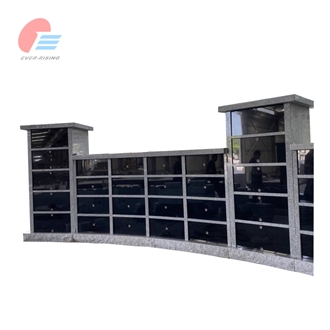 Grey Granite Curved Shape 188 Niche Columbarium