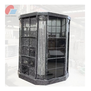 Steel Dark Gray 72 Niche Hexagonal Columbarium
