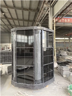 Steel Dark Gray 72 Niche Hexagonal Columbarium