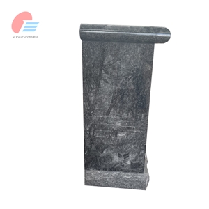 Steel Grey Granite 18 Niche Single Sided Columbarium