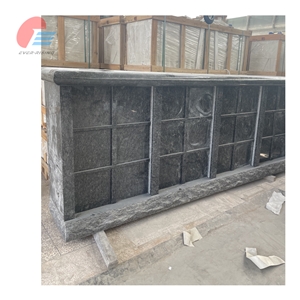 Steel Grey Granite 18 Niche Single Sided Columbarium