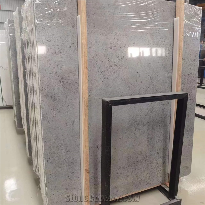 Moon Grey Marble Slab Tiles