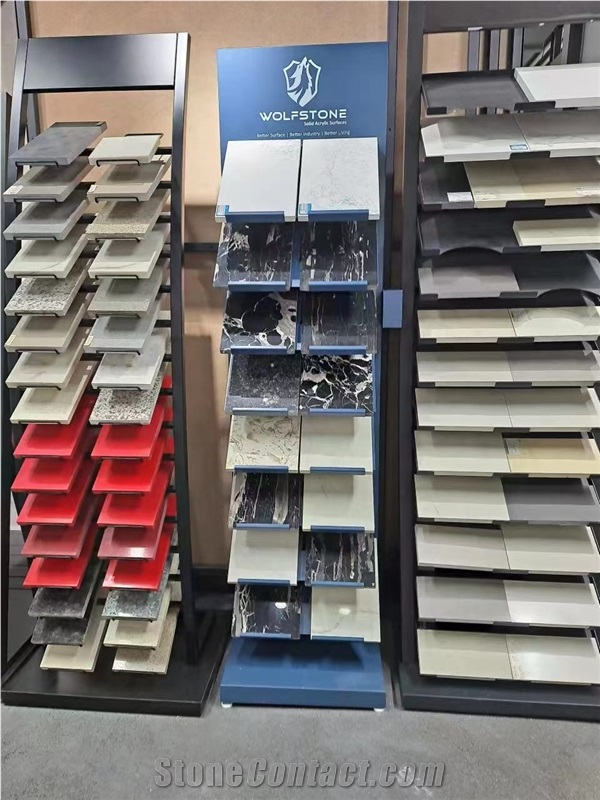 Granite Quartz Tower Display Rack