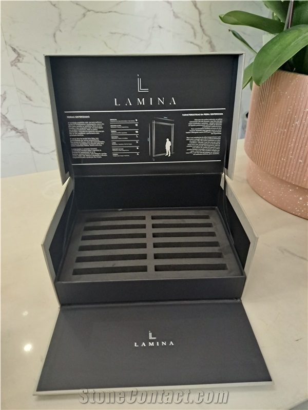 Marble Quartz Ceramic Tile Display Rack Box