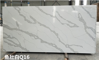 Artificial Calacatta Quartz Slabs