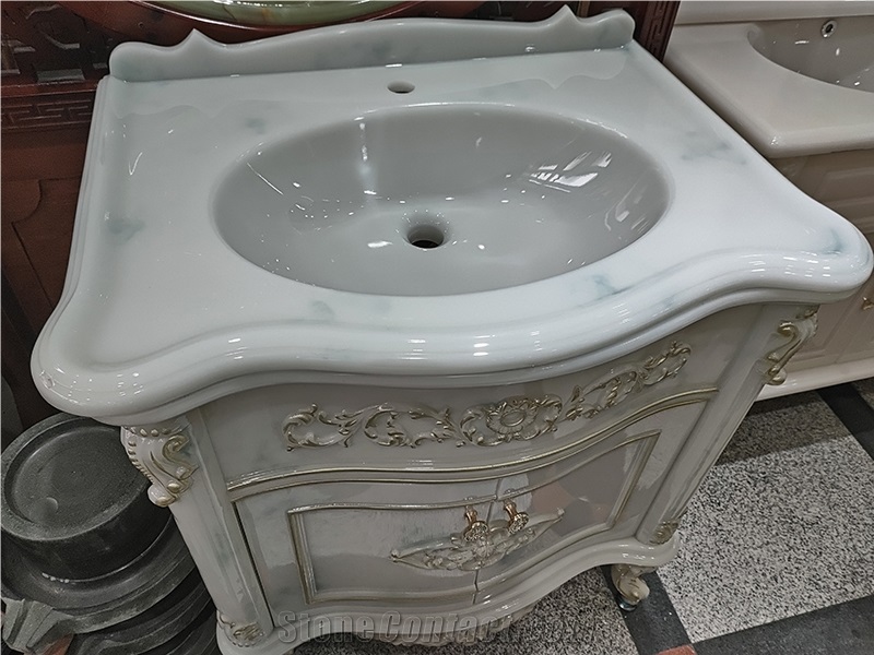 Artificial Marble Bathroom Vanity Sinks