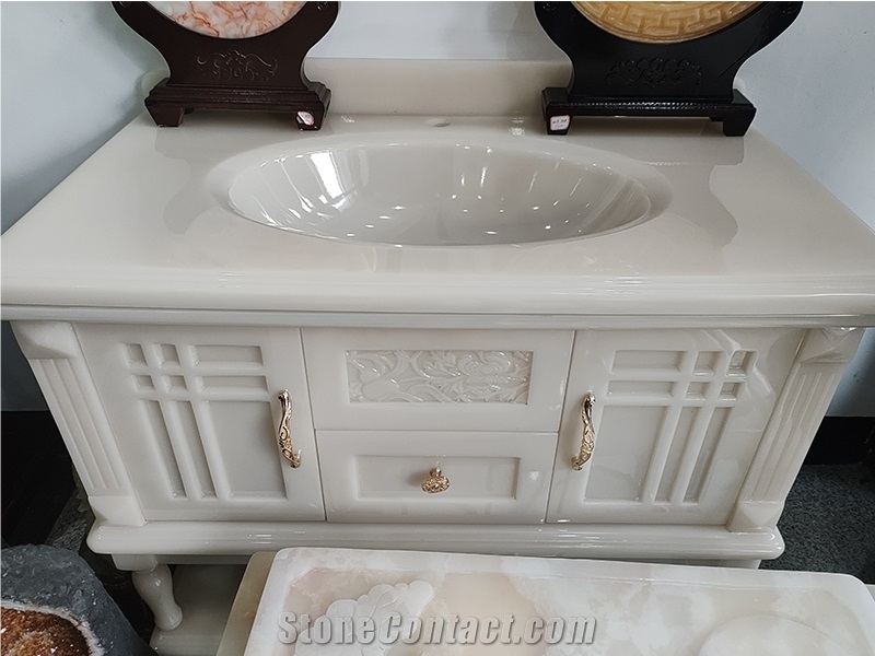 Artificial Marble Bathroom Vanity Sinks