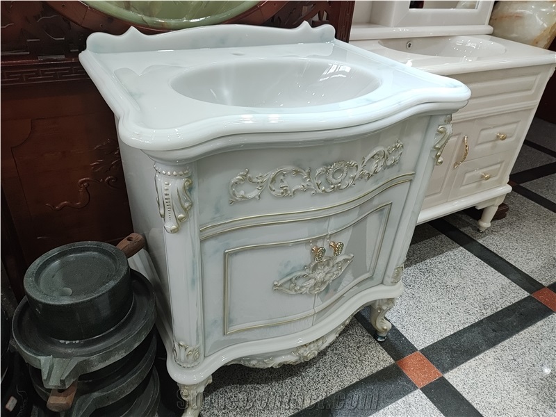 Artificial Marble Bathroom Vanity Sinks