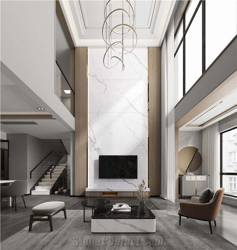 Jiangnan White  Sintered Stone Slabs