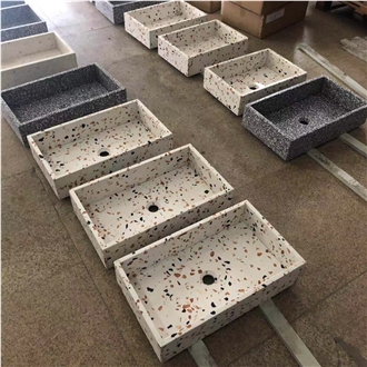 Terrazzo Bathroom Sinks