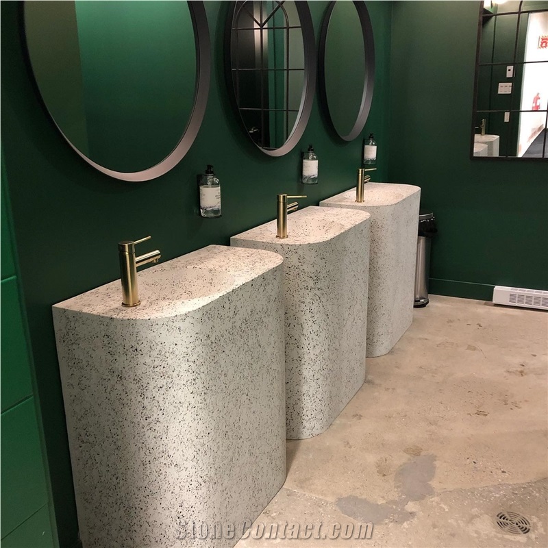 Terrazzo Bathroom Sinks