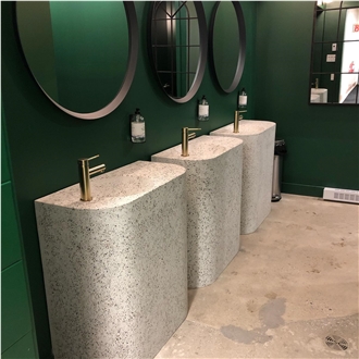 Terrazzo Bathroom Sinks