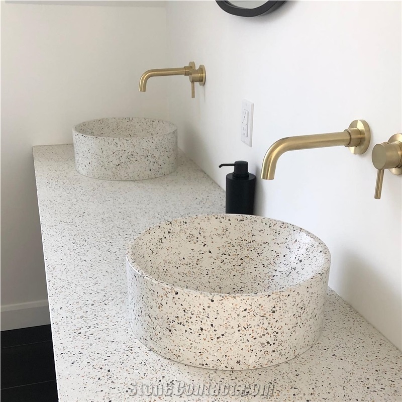 Terrazzo Bathroom Sinks