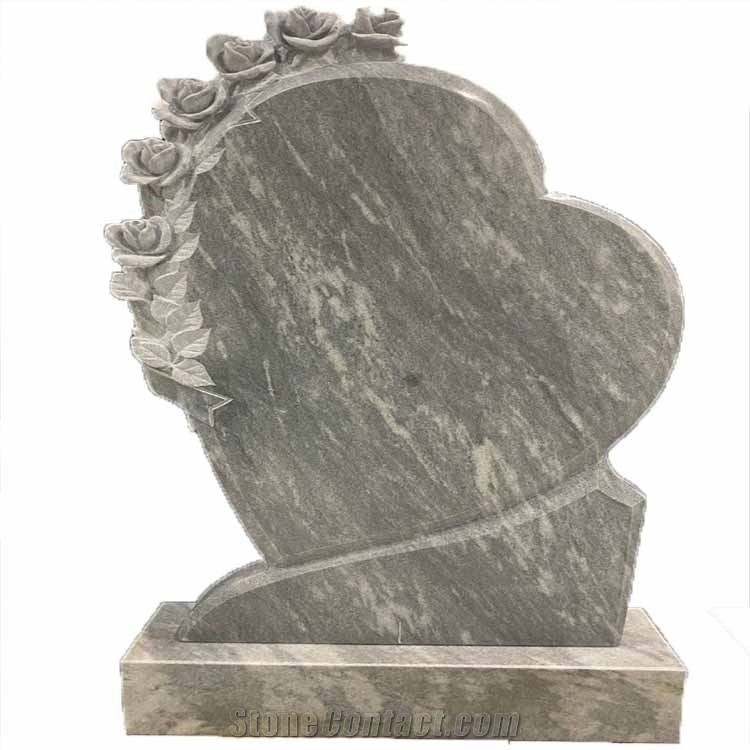 Black Granite Tombstone