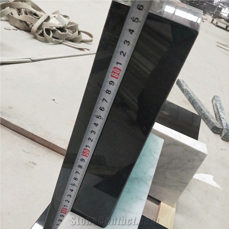 Black Granite Tombstone