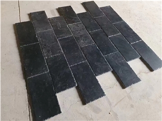 China Black Limestone Wall Tiles And Floor Tiles