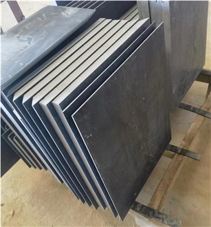 China Black Limestone Wall Tiles And Floor Tiles