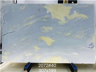Brazil Blue Crystal Quartzite Polished Slabs