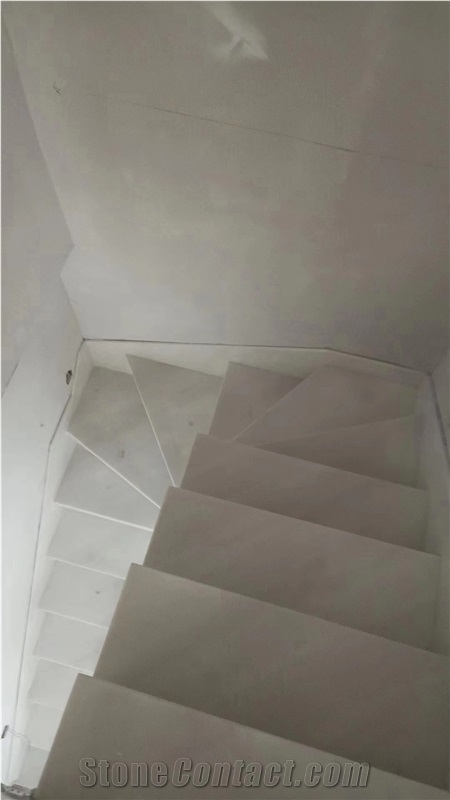 China Crystal Ice Marble Polished Stair Treads