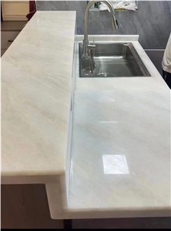 China Crystal Ice Marble Polished Table Top
