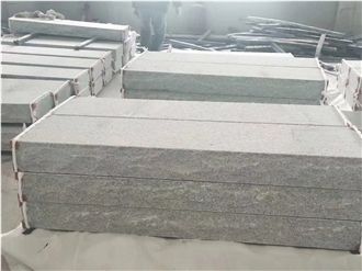 China New G603 Granite White Flamed  Kerbstone