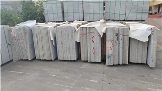 China New G603 Granite White Flamed  Kerbstone