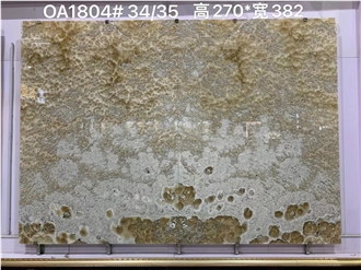 China Peacock Ink Jade Onyx Polished Big Slabs