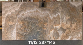 China Peacock Ink Jade Onyx Polished Big Slabs