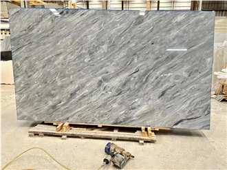 Turkey Space Grey Marble Polished  Stair Treads