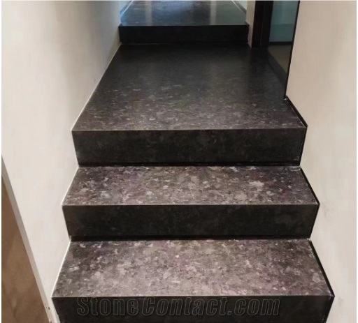 Angola Black Granite Slabs Polished Floor Wall Project