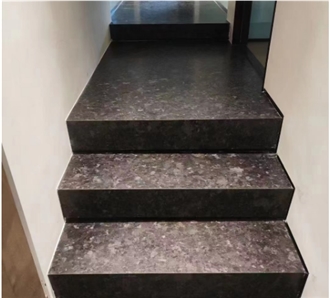 Angola Black Granite Slabs Polished Floor Wall Project