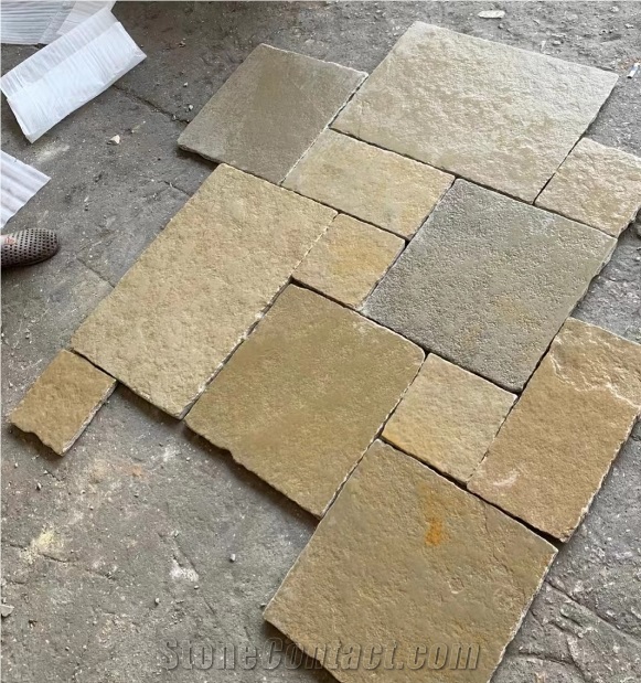 Factory Wholesale Natural Spain Yellow Limestone Tiles