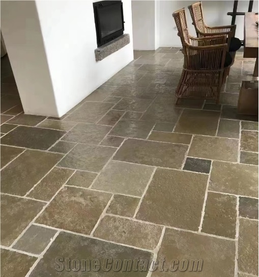 Factory Wholesale Natural Spain Yellow Limestone Tiles