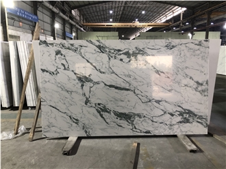 Arabescato Marble Look Quartz Slabs