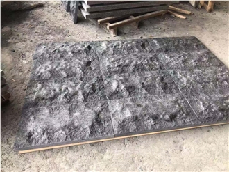 Chinese Black Basalt G684 Mushroomed Stone Cladding