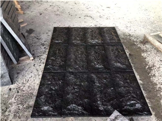 Chinese Black Basalt G684 Mushroomed Stone Cladding