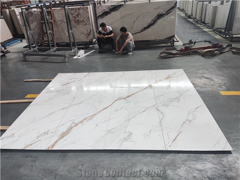 Artificial Calacatta Gold  Sintered Stone Slabs