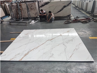 Artificial Calacatta Gold  Sintered Stone Slabs