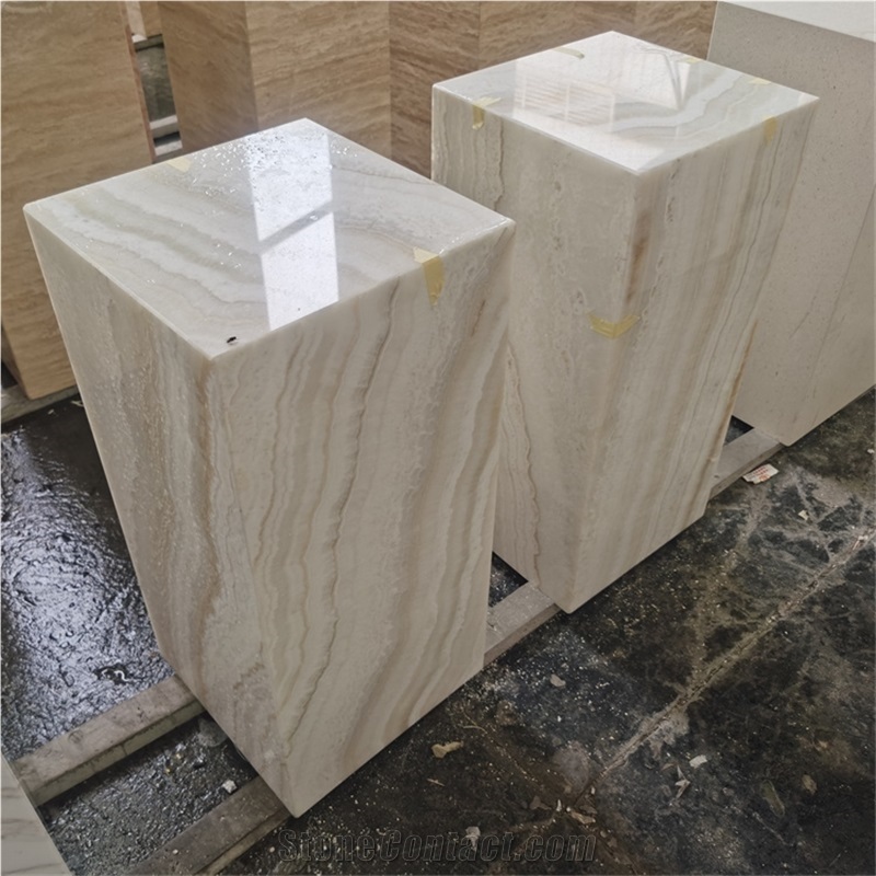 Backlit Marble Retail Display Counters