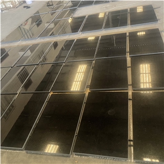 Black Galaxy Granite Polished  Tiles