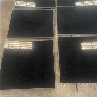 Black Galaxy Granite Polished  Tiles