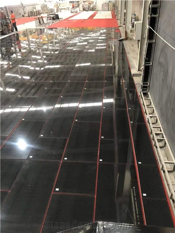 Finland Black Granite Tiles For Flooring